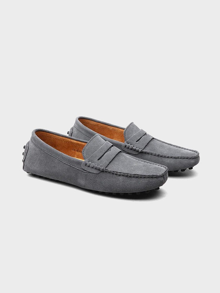 Oliver - Casual Men's Orthopedic Loafers with Cushioned Insole and Penny Strap