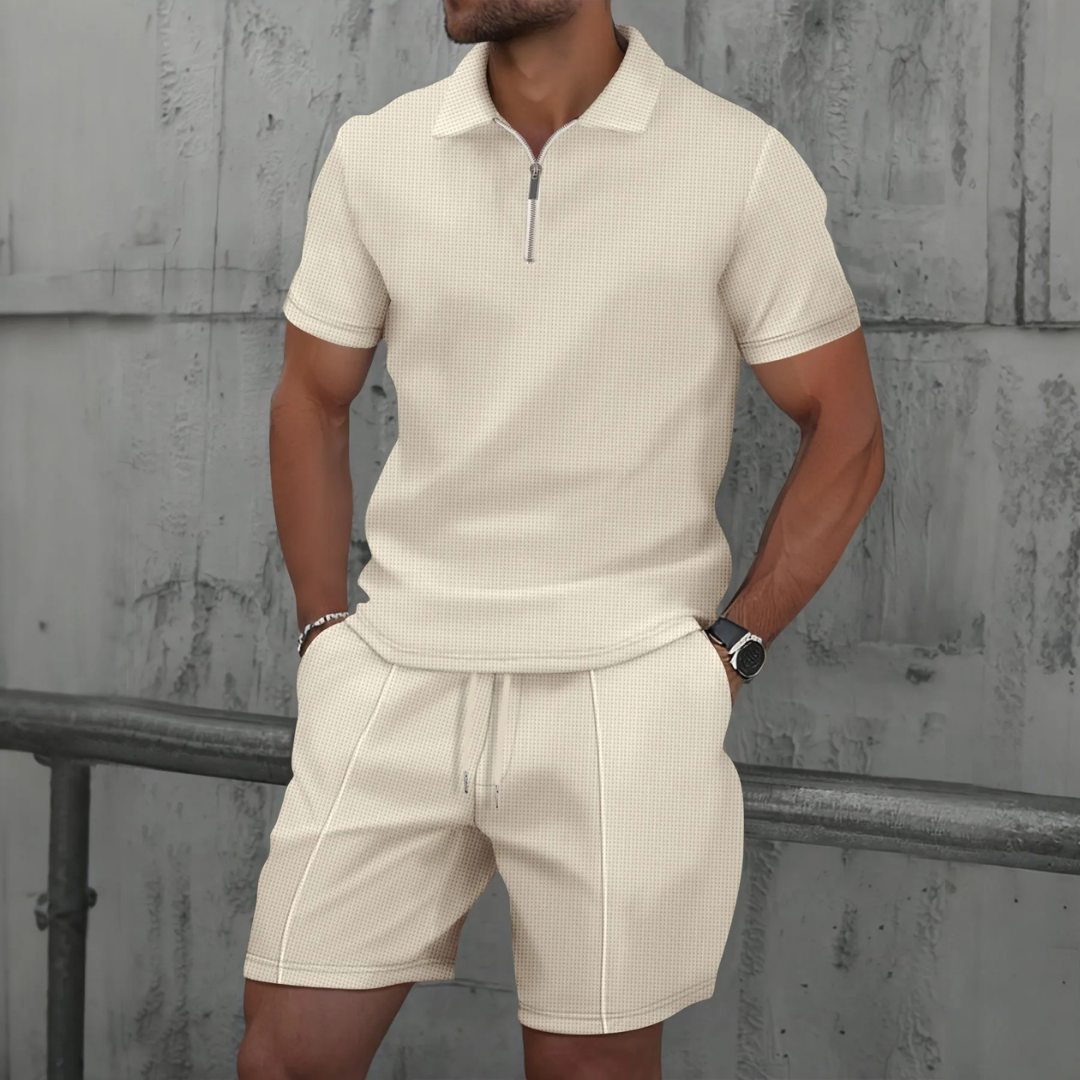 Oliver - Casual Men's Summer Co-Ord Set with Polo Shirt and Shorts