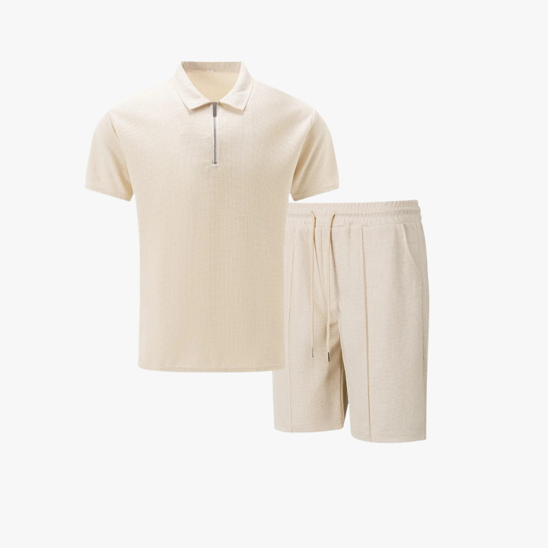 Oliver - Casual Men's Summer Co-Ord Set with Polo Shirt and Shorts