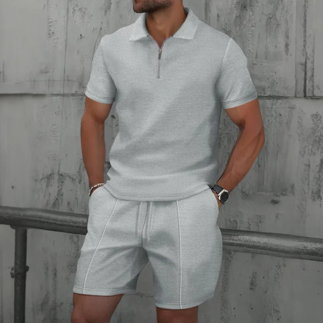 Oliver - Casual Men's Summer Co-Ord Set with Polo Shirt and Shorts
