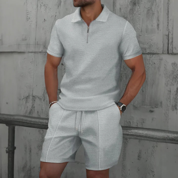 Oliver - Casual Men's Summer Co-Ord Set with Polo Shirt and Shorts