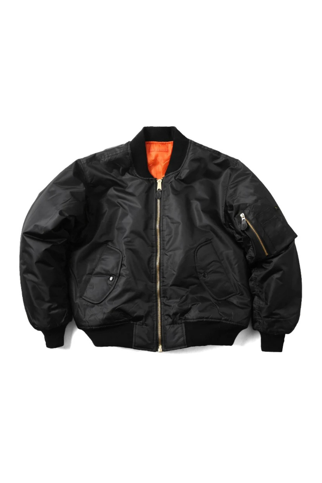Oliver - Men's Lightweight Bomber Jacket for Autumn with Zip Sleeve Pocket