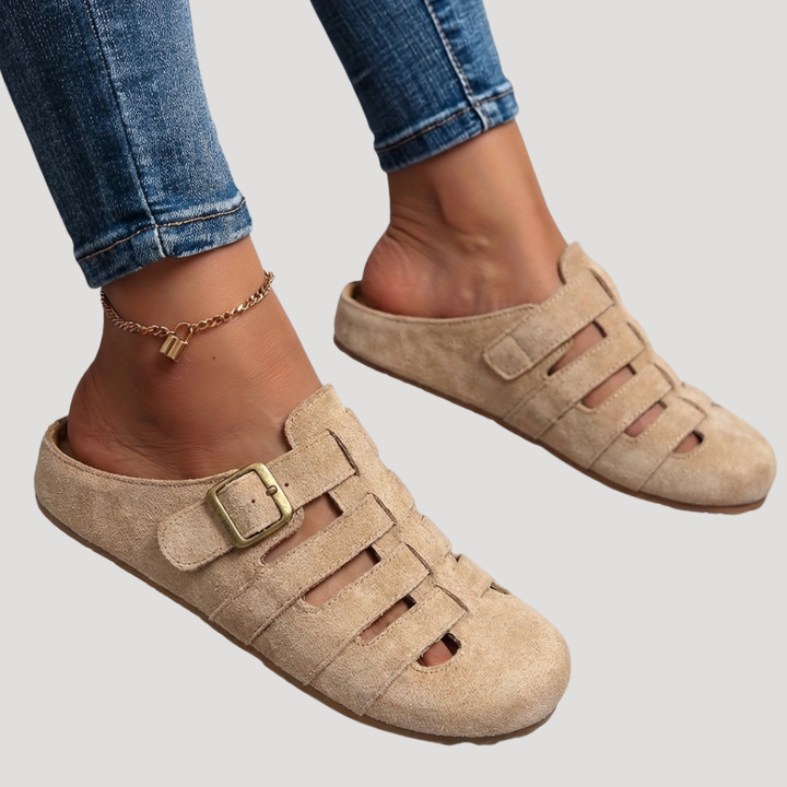 Rosie - Casual Women's Orthopedic Sandals for Women with Buckle Strap Clog Design