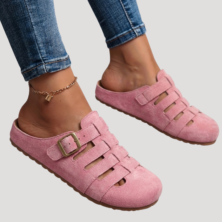 Rosie - Casual Women's Orthopedic Sandals for Women with Buckle Strap Clog Design