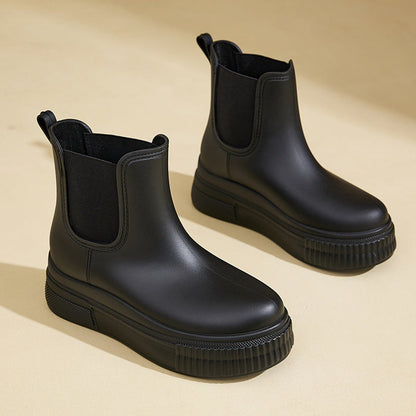 Rosie - Women's warm waterproof chelsea ankle boots with platform sole