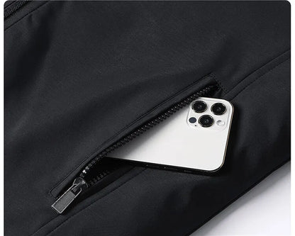 Samuel - Men's waterproof winter jacket with quilted lining and stand collar
