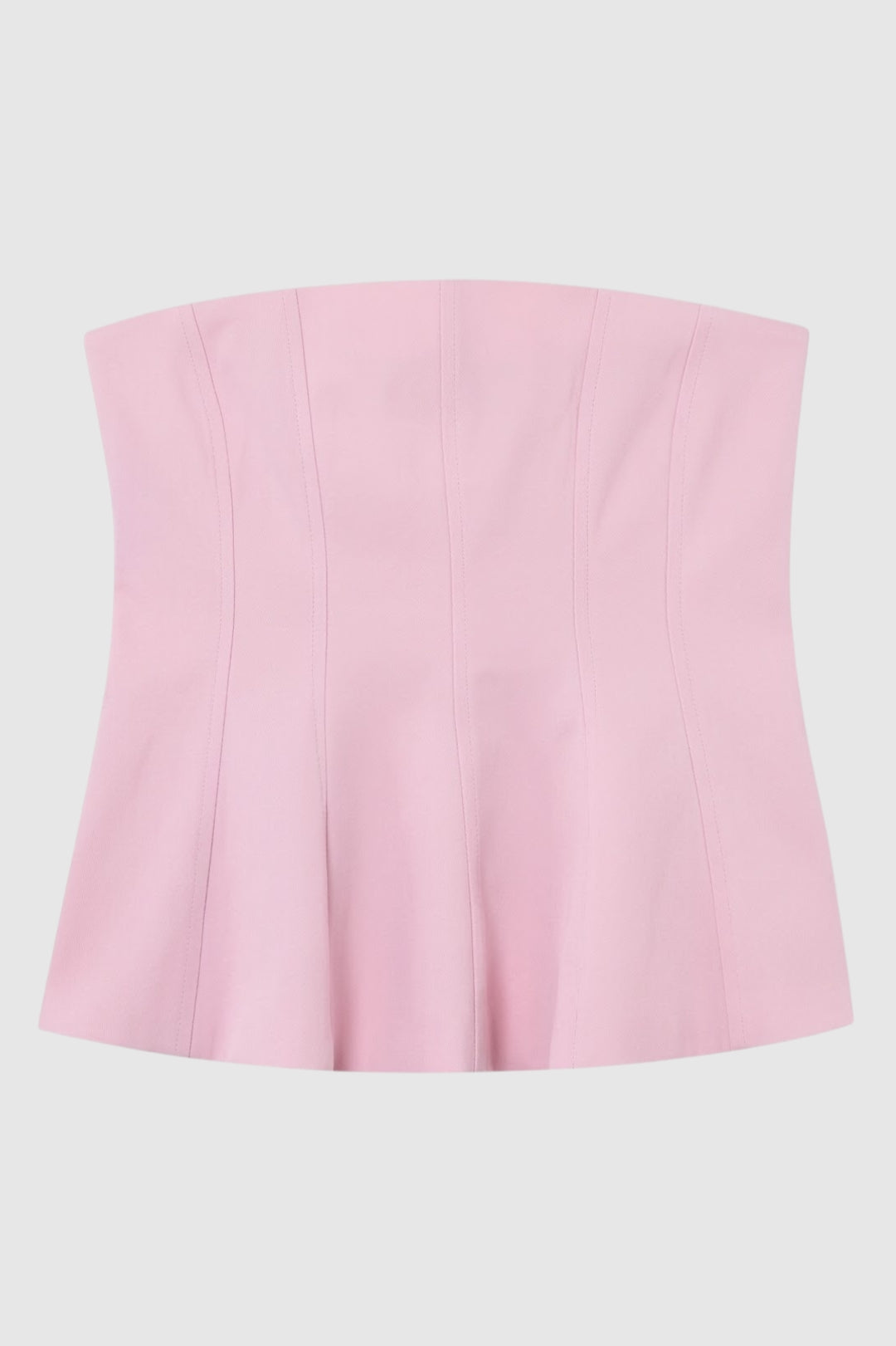 Strapless Top Women - Corset Fit Peplum Hem Tailored | Elegant