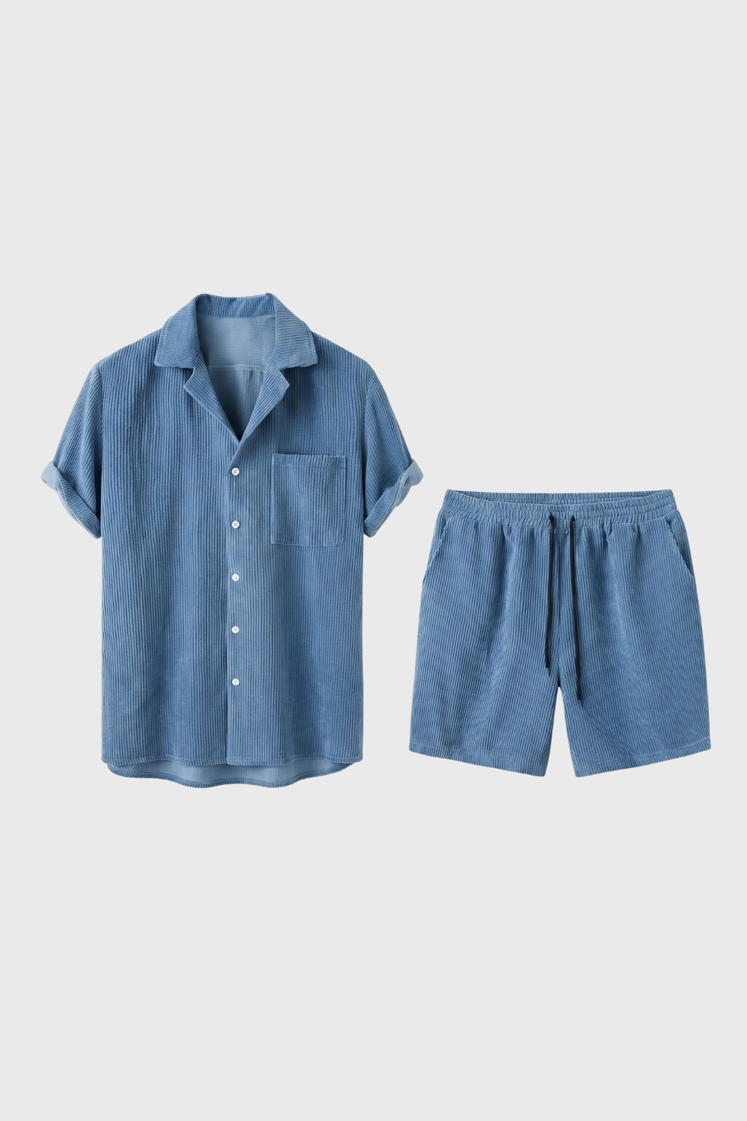 Summer Set Men - Short Sleeve Shirt and Shorts | Casual Holiday