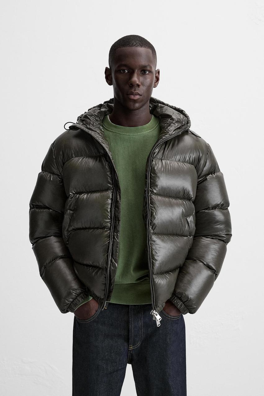Theo - Men’s oversized waterproof puffer jacket with hood and warm lining