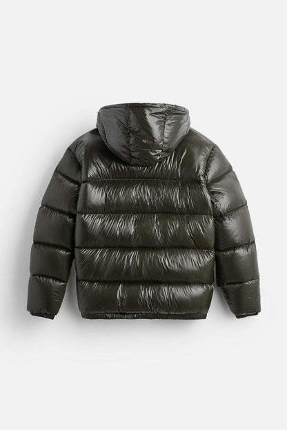 Theo - Men’s oversized waterproof puffer jacket with hood and warm lining