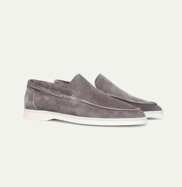 Thomas - Elegant Men's Loafers with Cushioned Sole and Almond Toe