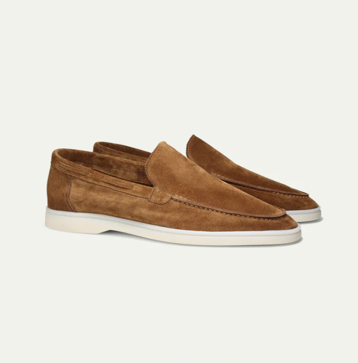 Thomas - Elegant Men's Loafers with Cushioned Sole and Almond Toe