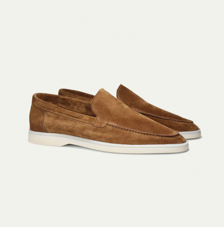 Thomas - Elegant Men's Loafers with Cushioned Sole and Almond Toe
