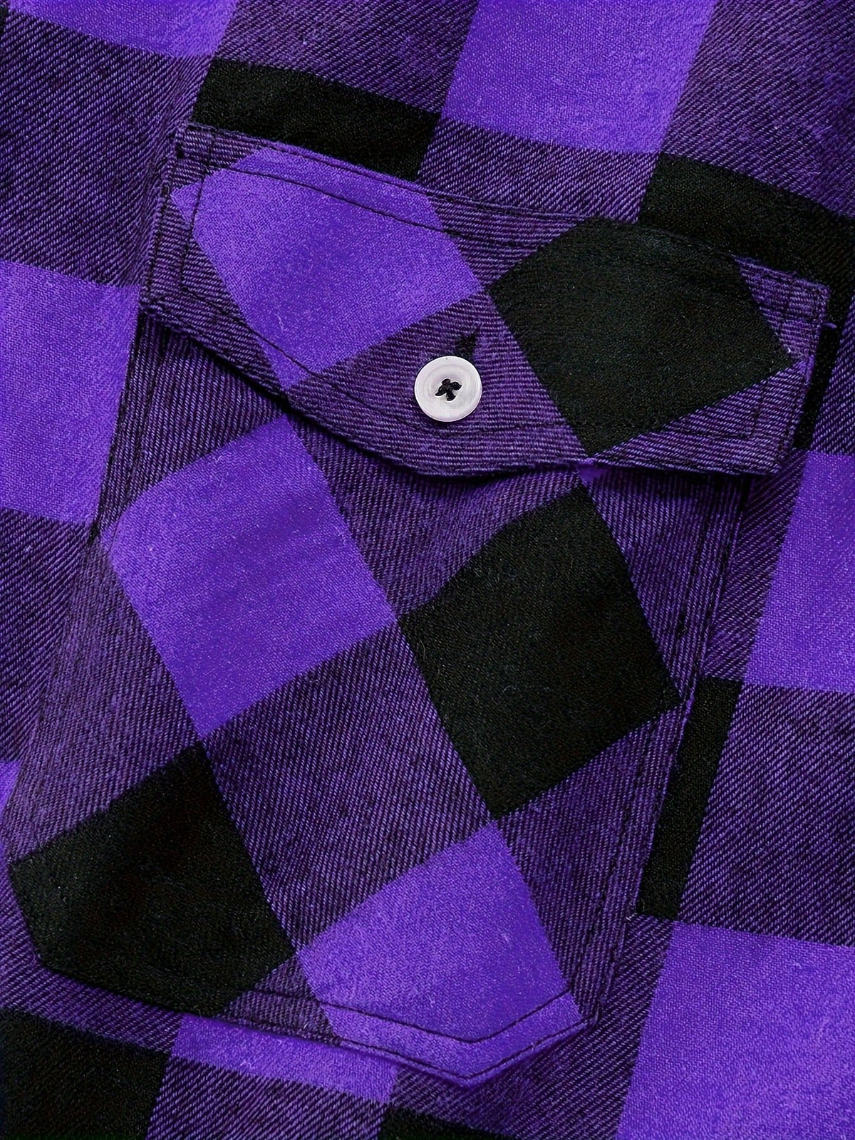 Thomas - Men’s comfortable brushed checked shirt with long sleeve