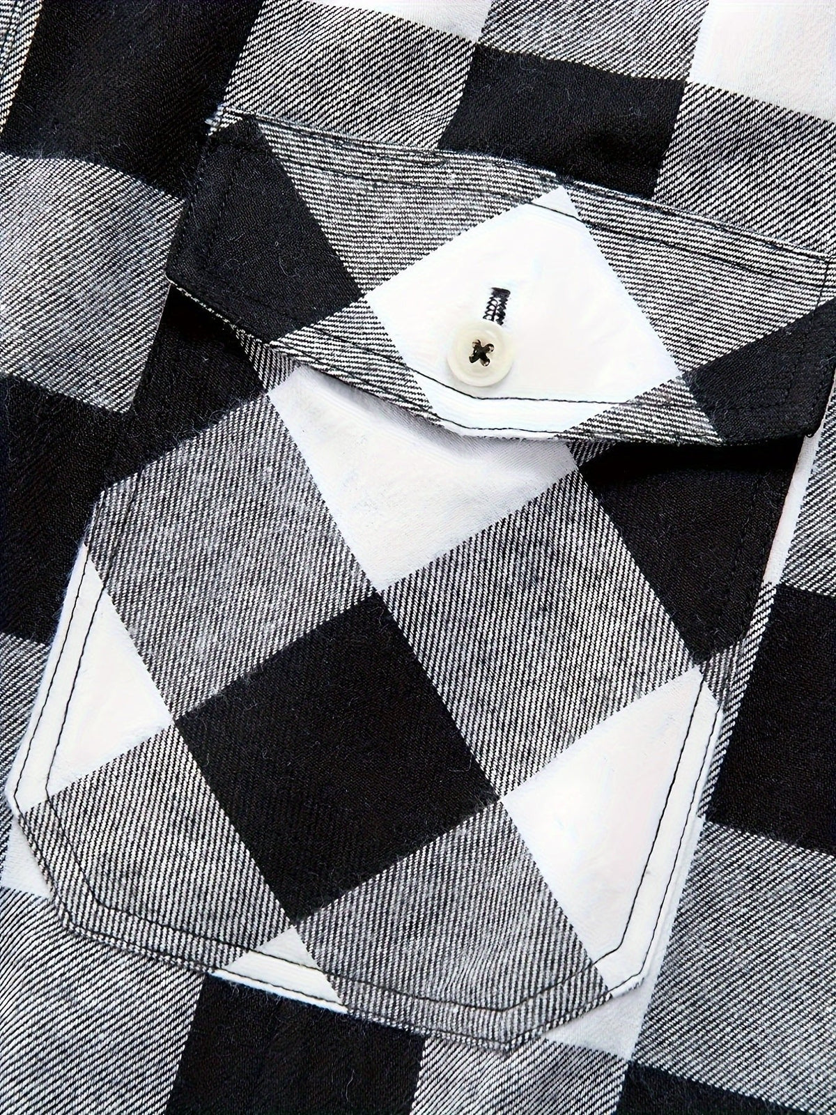Thomas - Men’s comfortable brushed checked shirt with long sleeve