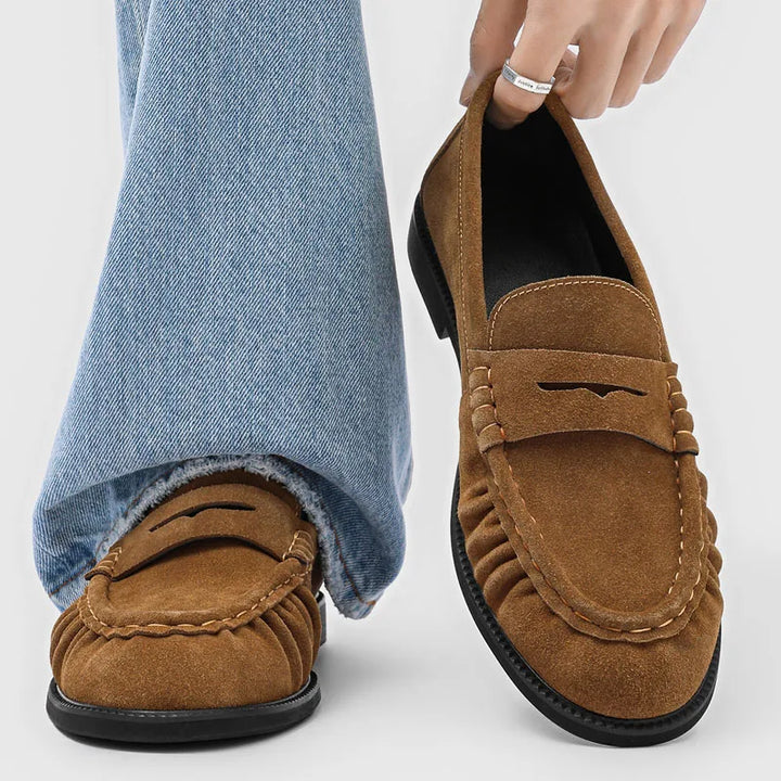 Thomas - Smart Men's Orthopedic Autumn Penny Loafers with Cushioned Sole