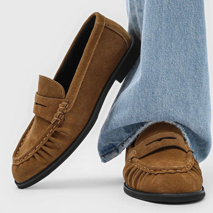 Thomas - Smart Men's Orthopedic Autumn Penny Loafers with Cushioned Sole