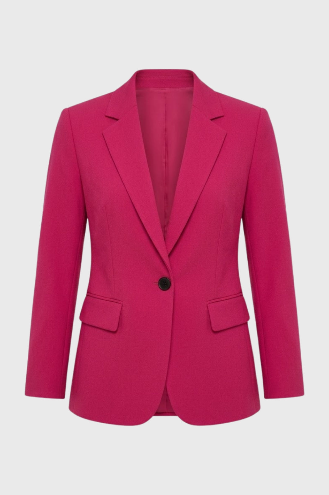 Women's Blazer - Tailored Single Button with Classic Lapels | Chic