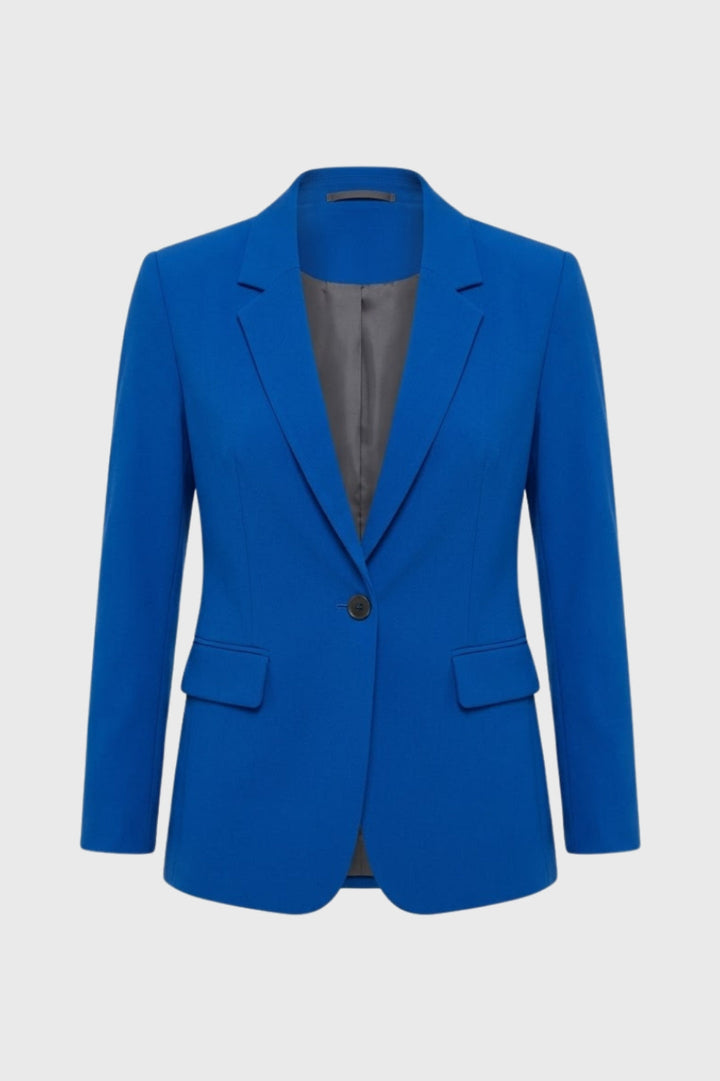 Women's Blazer - Tailored Single Button with Classic Lapels | Chic