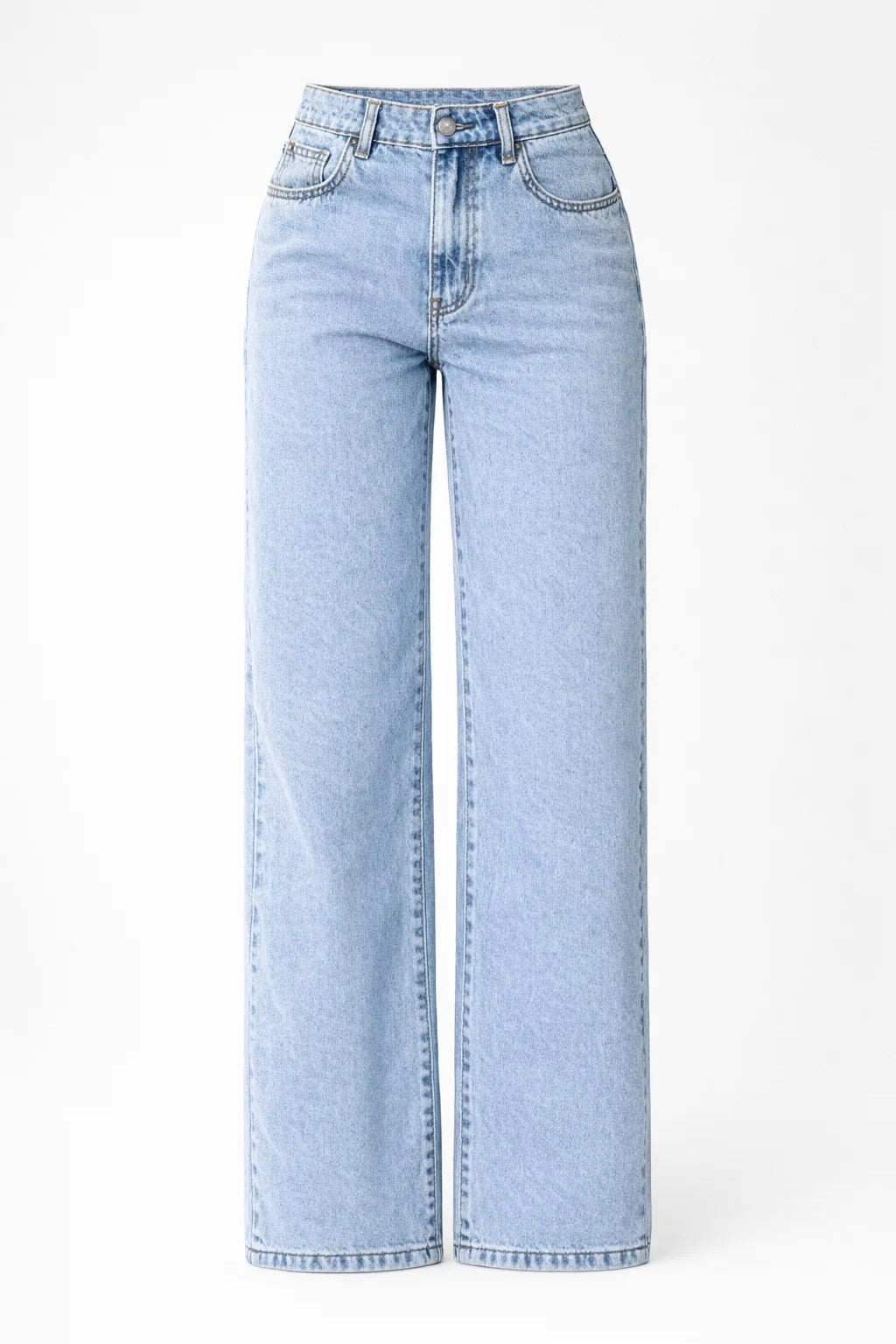 Jeans Women - High Waist Wide Leg Full Length | Casual
