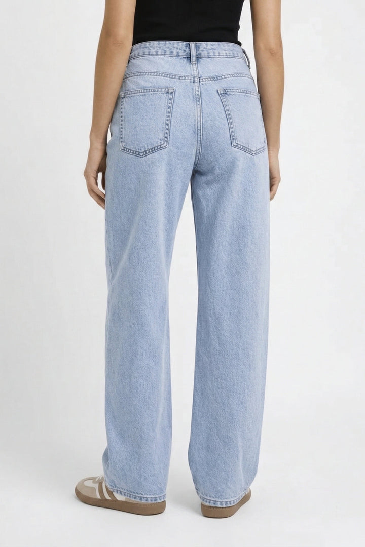 Jeans Women - High Waist Wide Leg Full Length | Casual