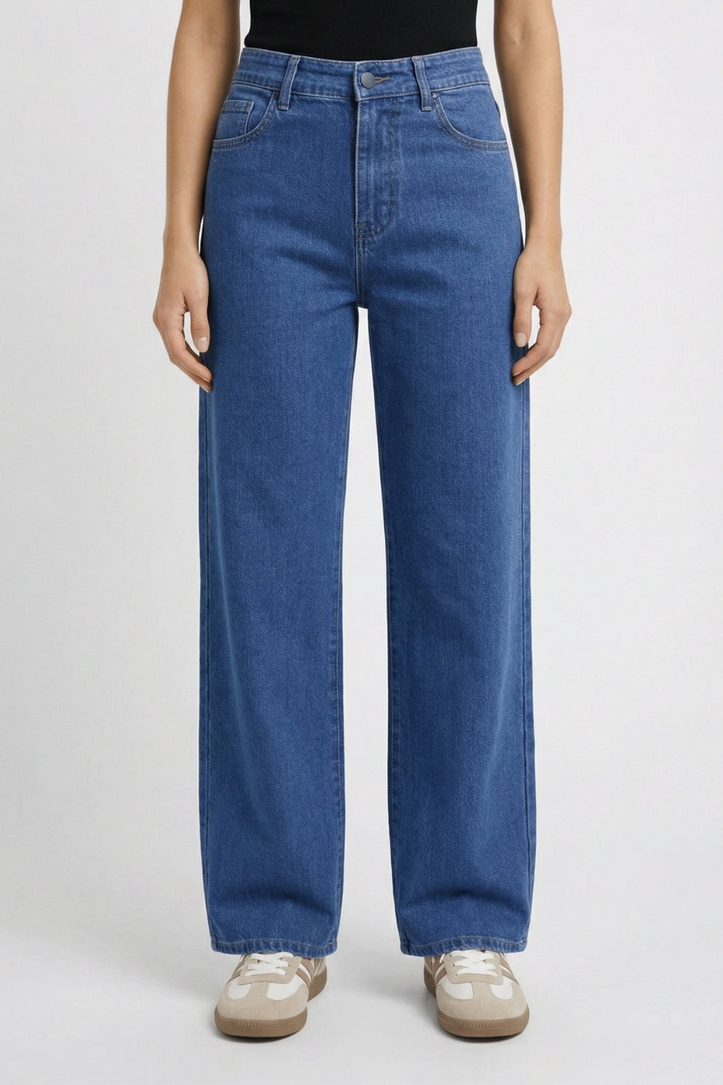 Wide Leg Jeans Women - High Waist Relaxed Fit | Casual