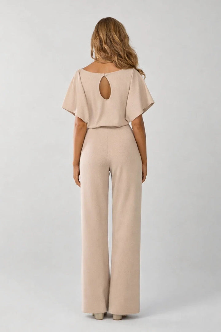 Jumpsuit Women - Wide Leg Belted Elegant Fit | Occasion