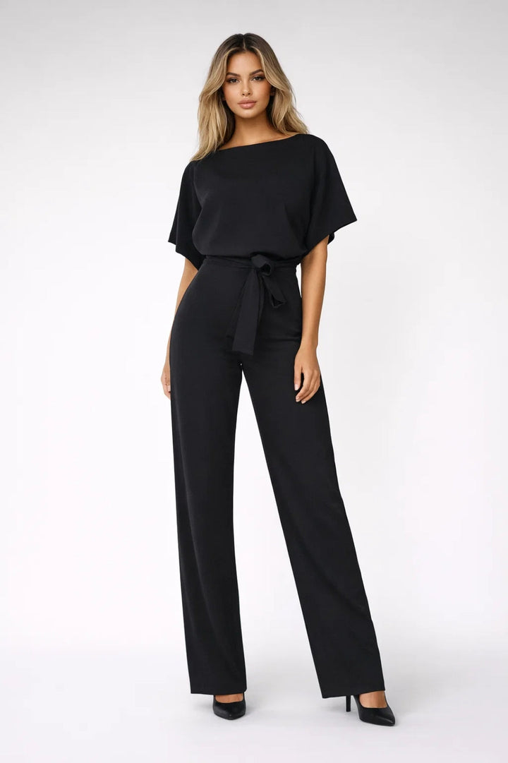 Jumpsuit Women - Wide Leg Belted Elegant Fit | Occasion