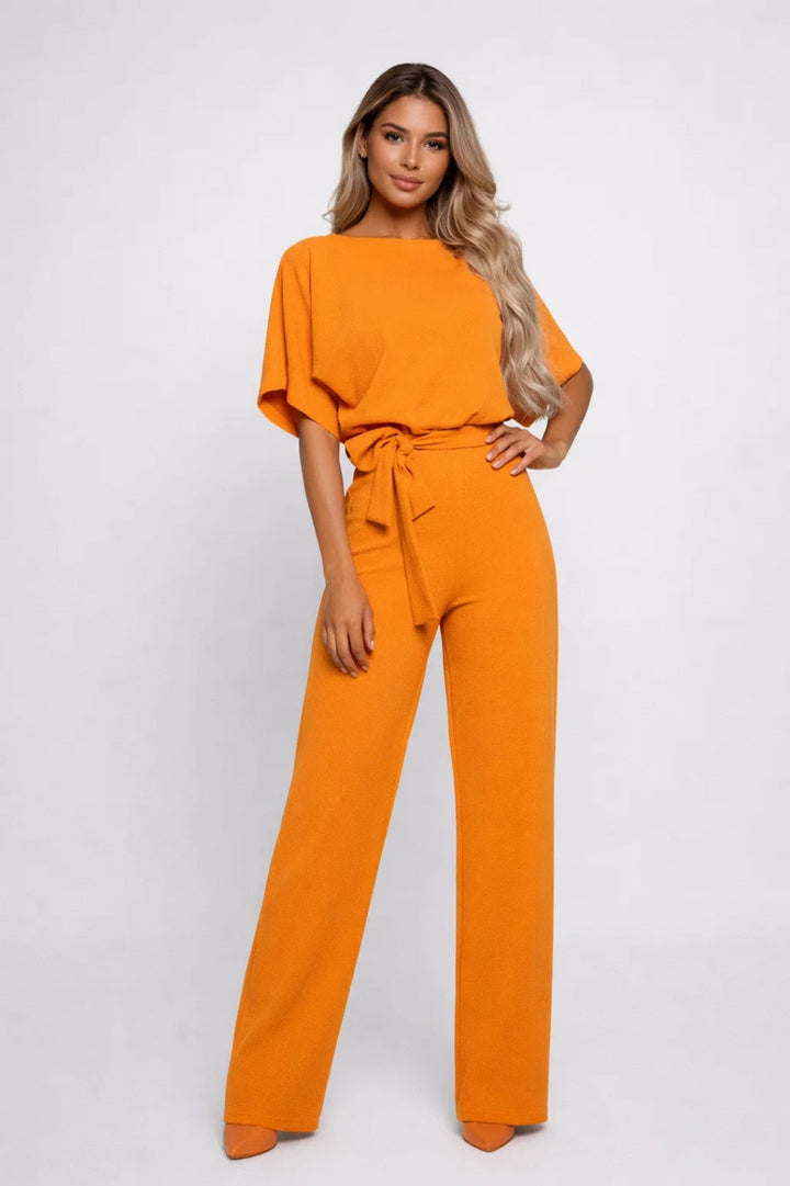 Jumpsuit Women - Wide Leg Belted Elegant Fit | Occasion