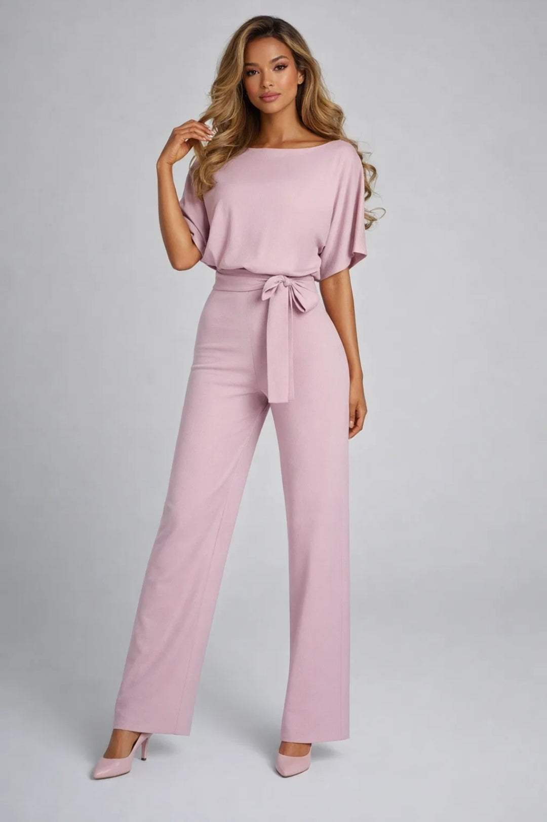 Jumpsuit Women - Wide Leg Belted Elegant Fit | Occasion