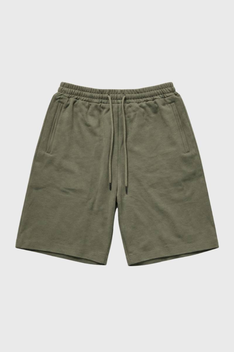 Casual Shorts Men - Drawstring Elastic Waist | Comfortable — Olive