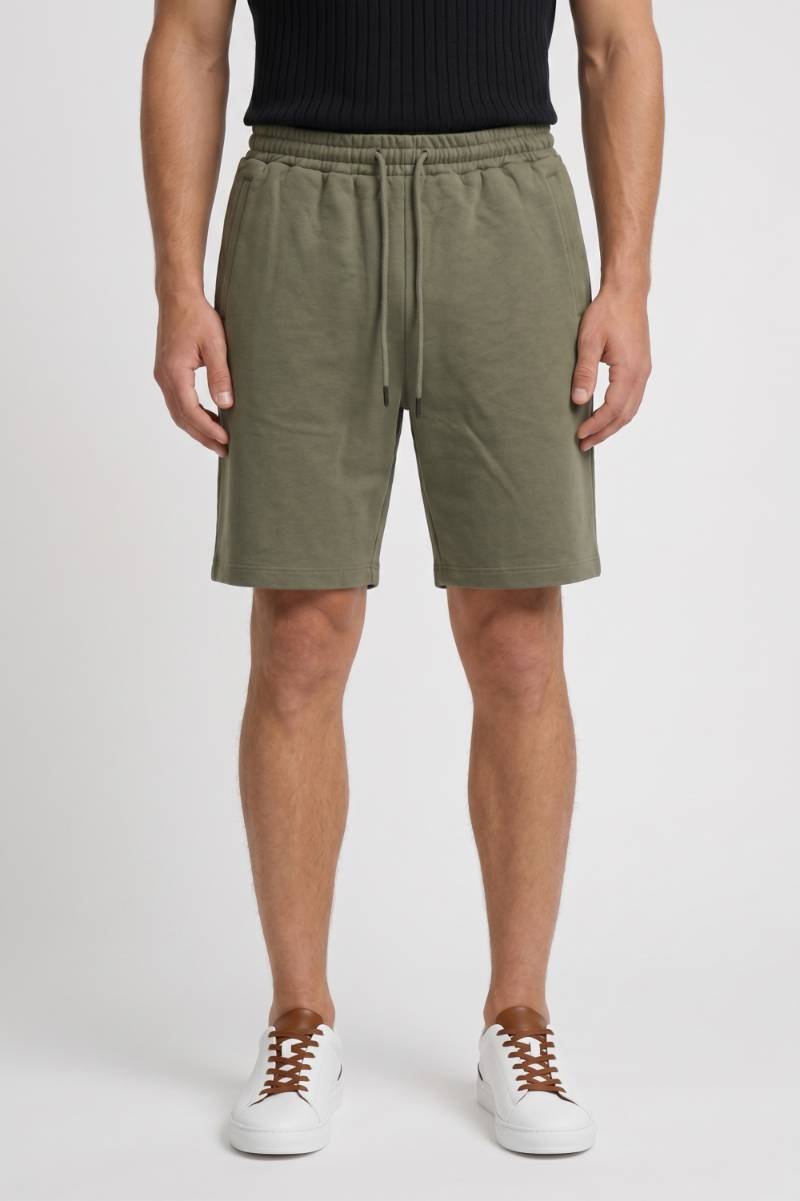 Casual Shorts Men - Drawstring Elastic Waist | Comfortable — Olive