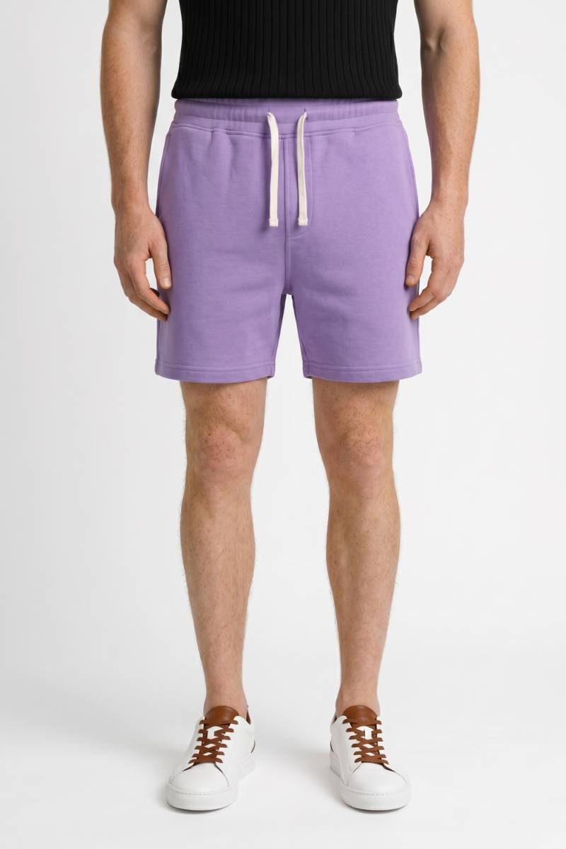 Casual Shorts Men - Drawstring Waistband Relaxed Fit | Comfortable — Purple