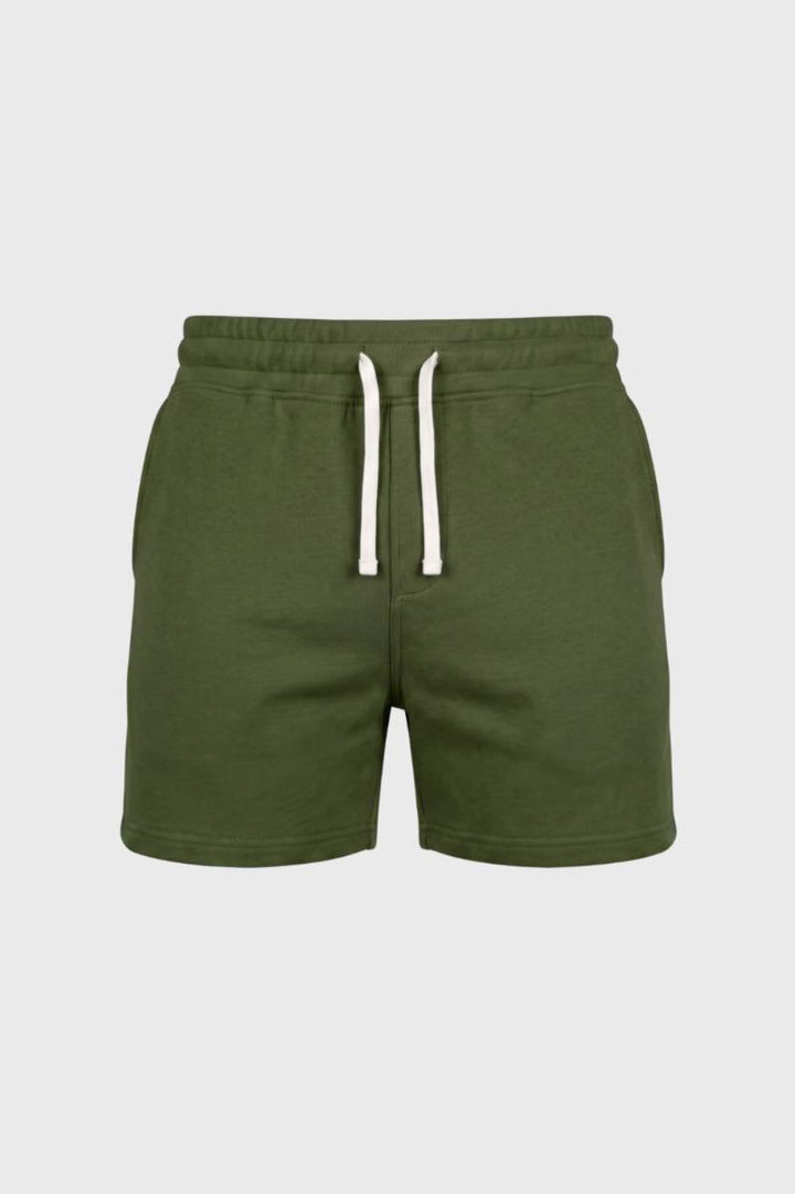 Casual Shorts Men - Drawstring Waistband Relaxed Fit | Comfortable — Olive