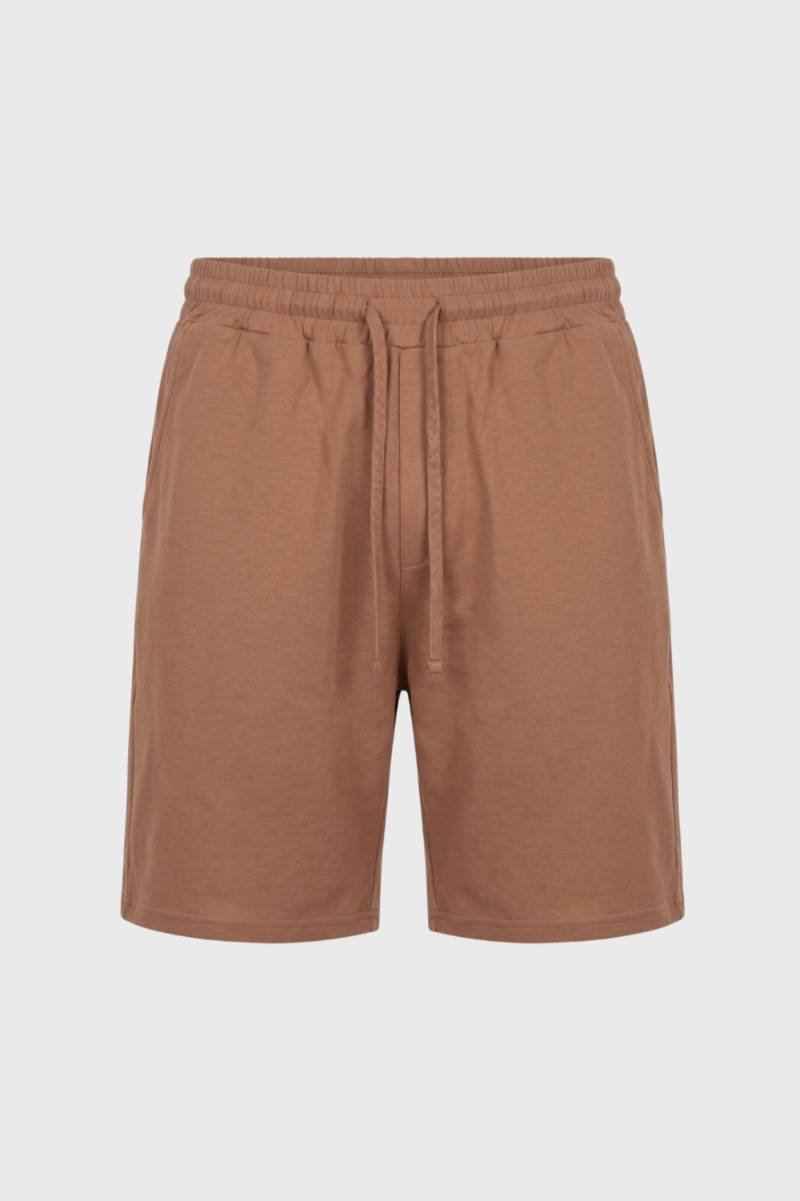 Drawstring Shorts Men - Relaxed Fit Casual | Comfortable Loungewear — Mocha
