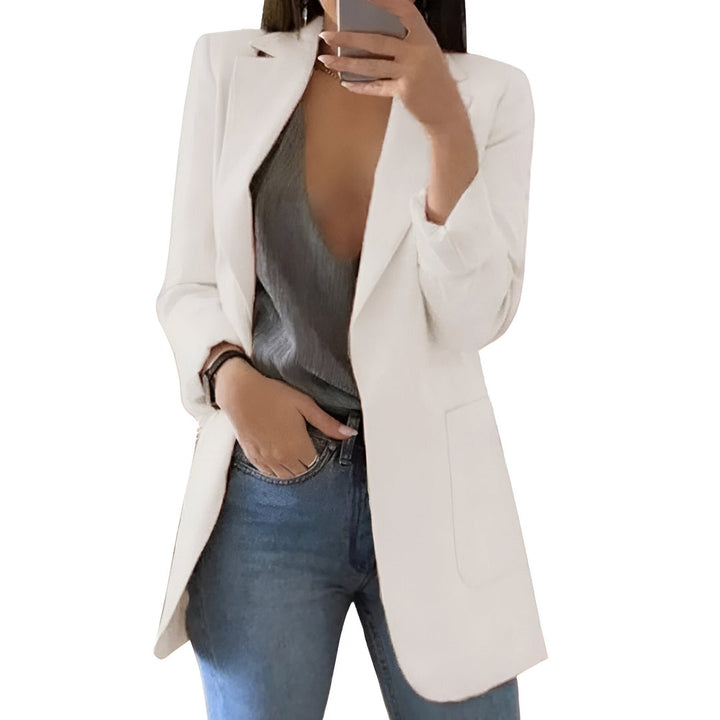 Blazer Women - Longline Open Front Slim Fit | Classic