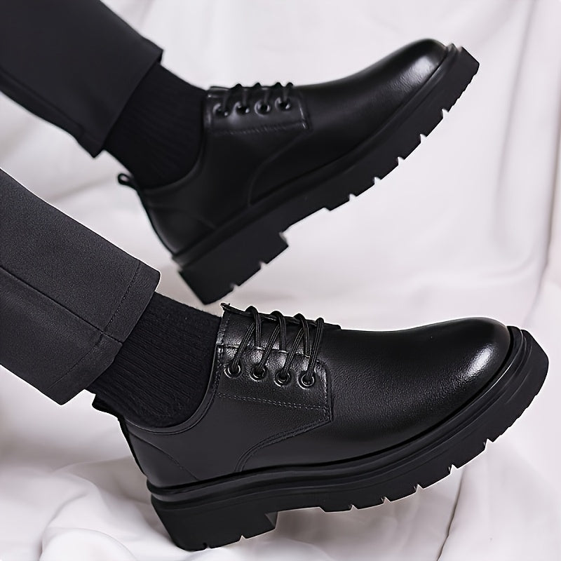 Men's Shoes - Lace-Up Derby with Chunky Platform Sole | Smart