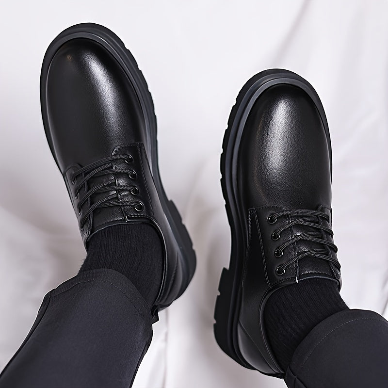 Men's Shoes - Lace-Up Derby with Chunky Platform Sole | Smart