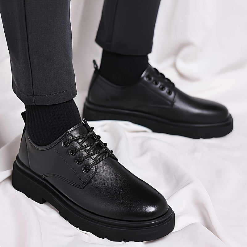 Men's Shoes - Lace-Up Derby with Chunky Platform Sole | Smart