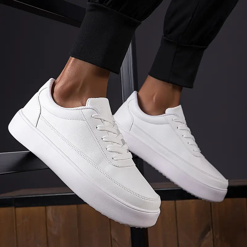 Mens Trainers - Chunky Platform Sole with Lace-Up Finish | Casual