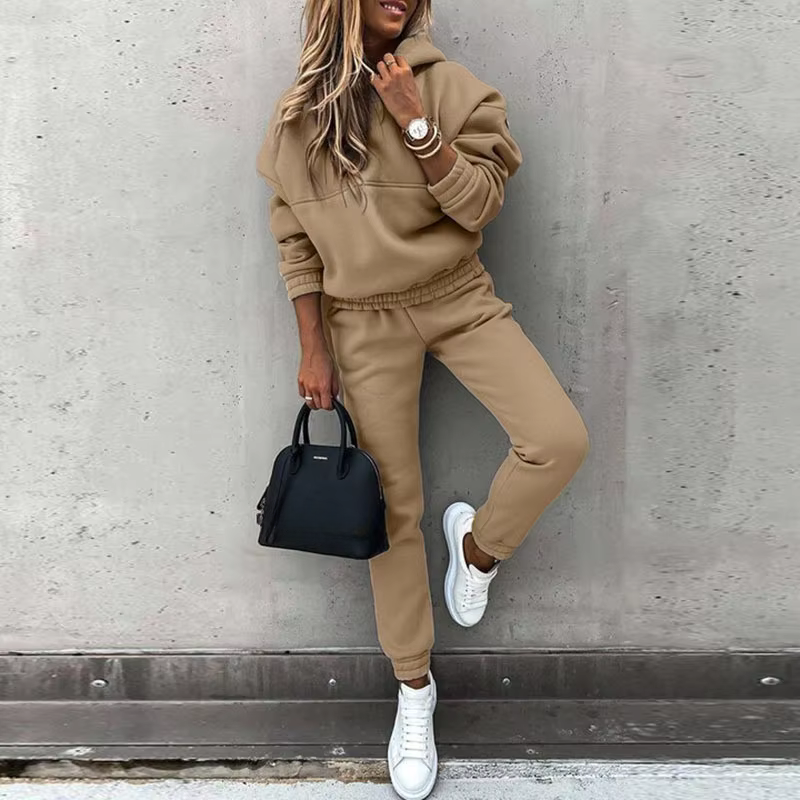 Women's Tracksuit - Oversized Hoodie with Tapered Joggers | Casual