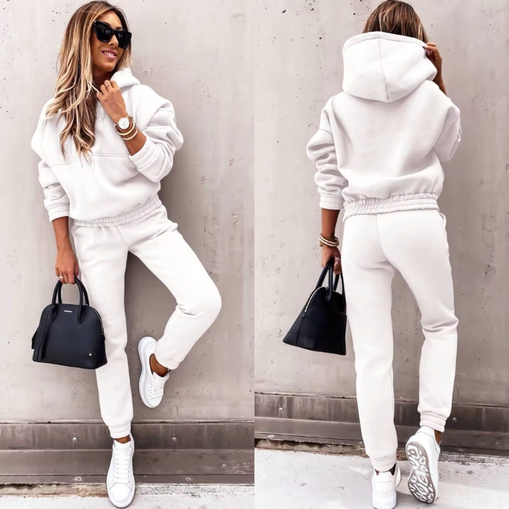 Women's Tracksuit - Oversized Hoodie with Tapered Joggers | Casual