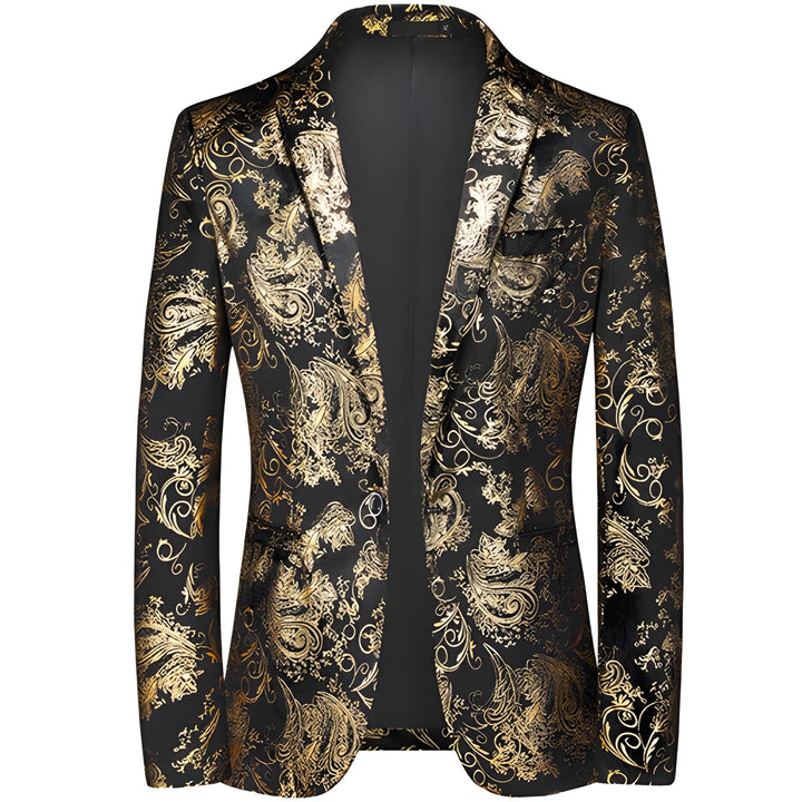 Men's Blazer - Slim Fit Floral Print One-Button | Occasion
