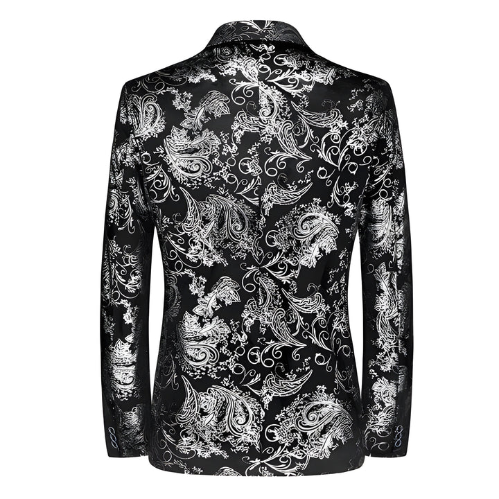 Men's Blazer - Slim Fit Floral Print One-Button | Occasion