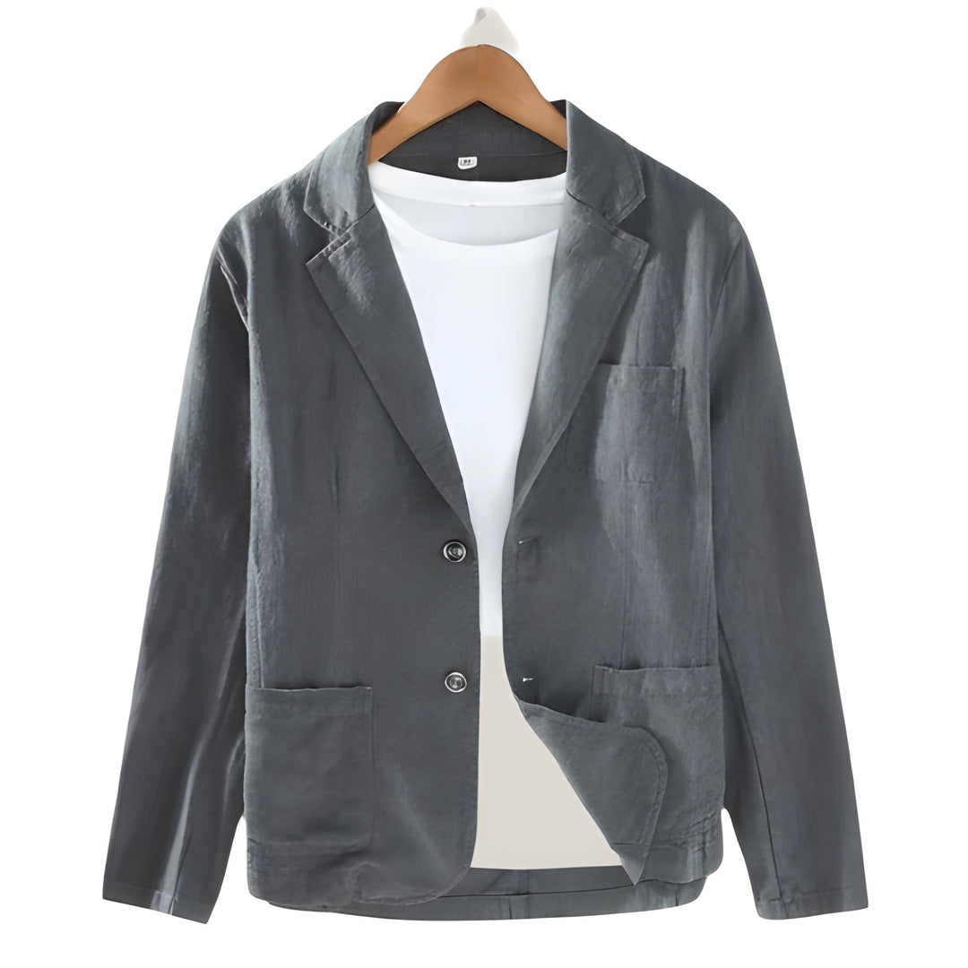 Men's Slim Blazer - Two Button Notch Lapel | Smart Casual
