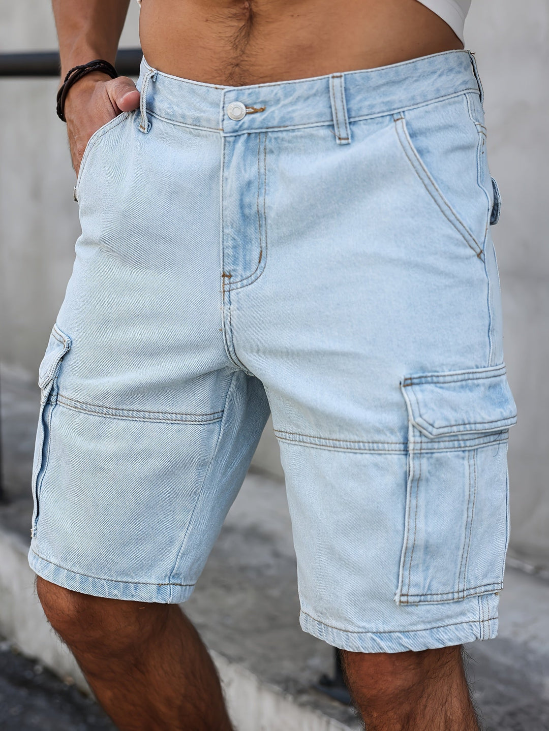 Shorts Men - Relaxed Cargo Style with Multiple Pockets | Casual