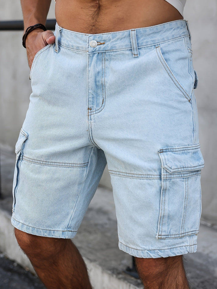 Shorts Men - Relaxed Cargo Style with Multiple Pockets | Casual