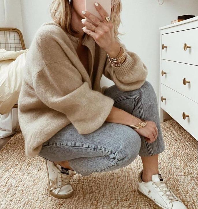 Women's Cardigan - Oversized Button Front Soft Knit | Casual