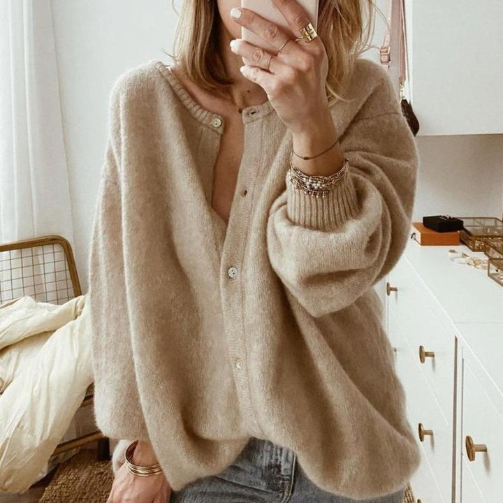 Women's Cardigan - Oversized Button Front Soft Knit | Casual