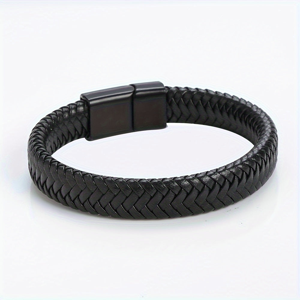 Jewellery Men - Braided Bracelet with Magnetic Clasp | Minimal Style